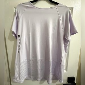 Under Armour Lavender stretch open back t-shirt
